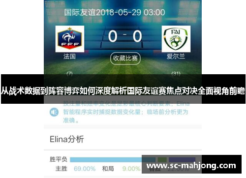 从战术数据到阵容博弈如何深度解析国际友谊赛焦点对决全面视角前瞻